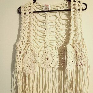 Crocheted Vest by Room Mate